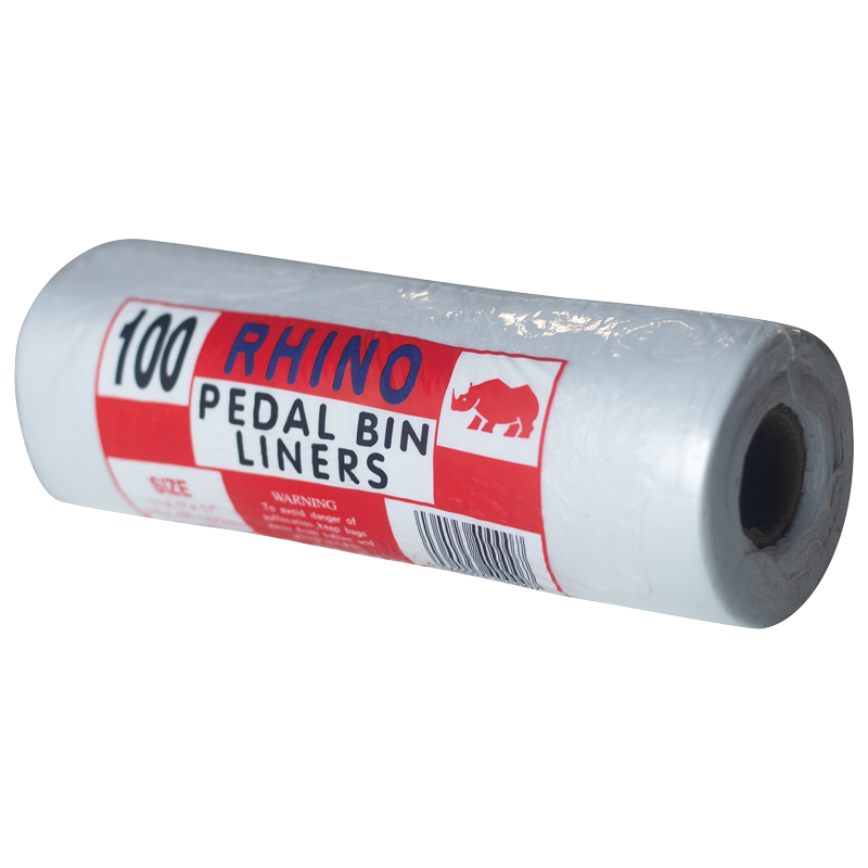 Pedal Bin Liners On A Roll White