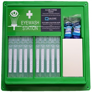 Double 500ml Eyewash Station Complete