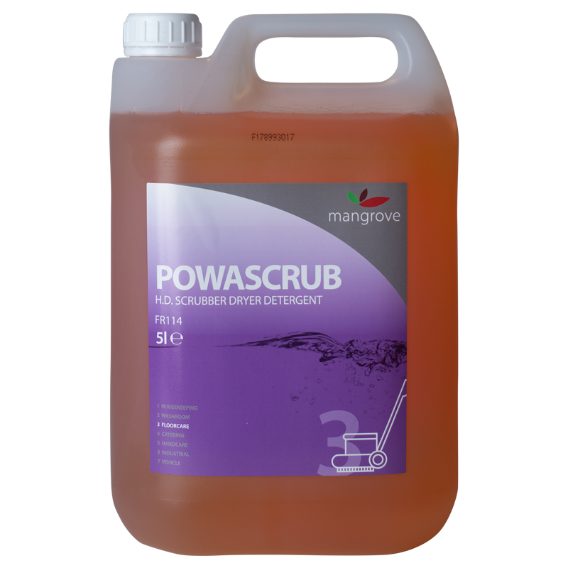 Powascrub H D Scrubber Dryer Detergent