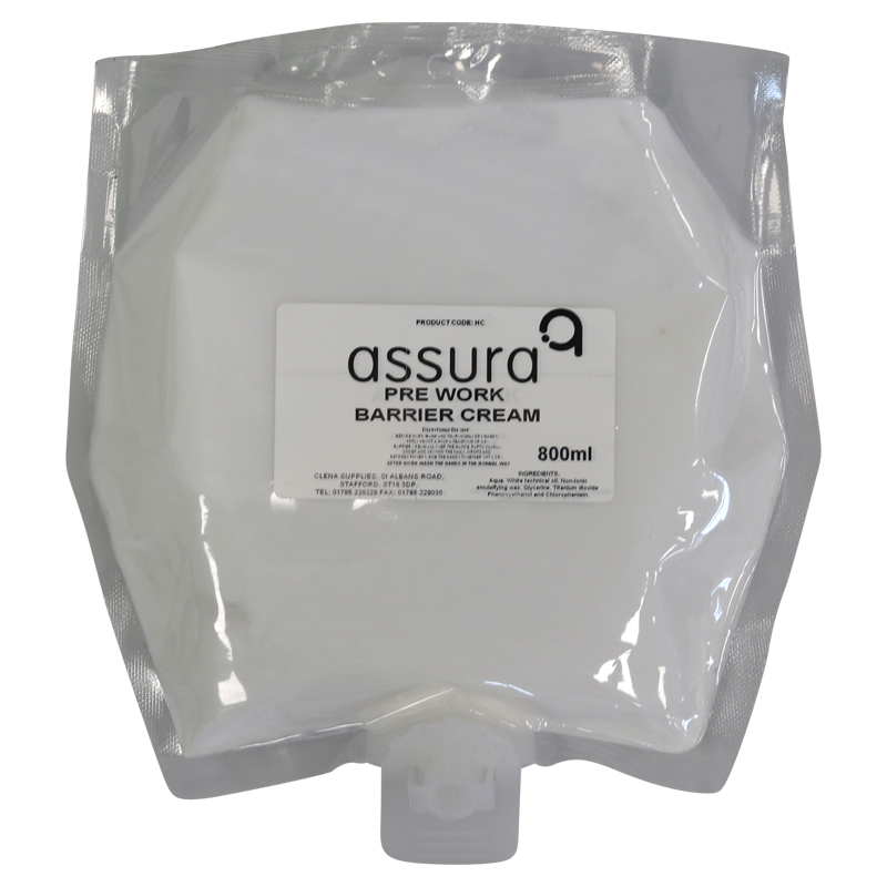 Assura Pre Work Universal Barrier Cream 800ml Cartridge