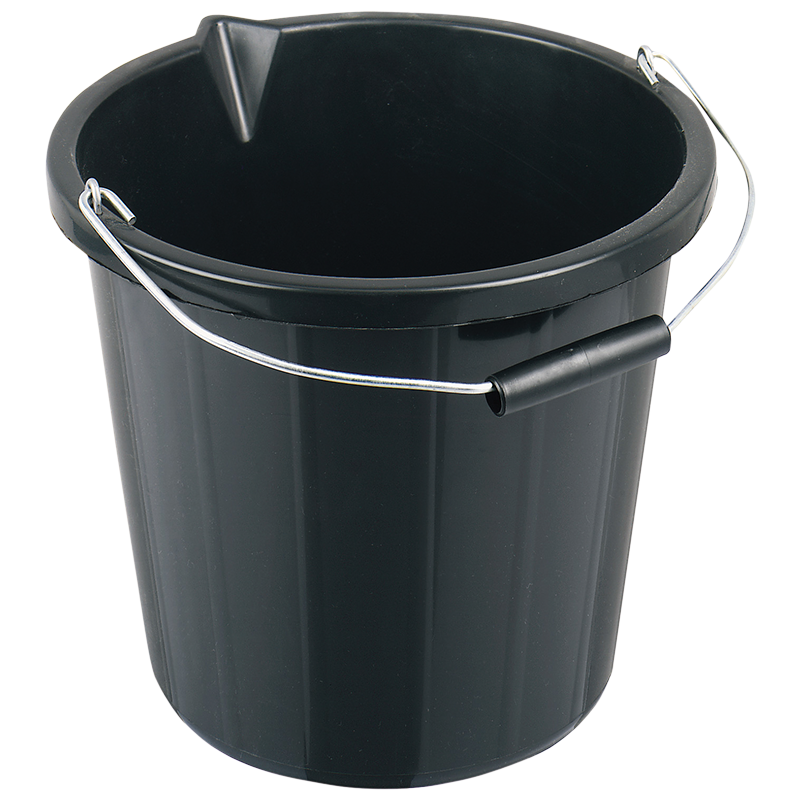 Black Bucket 15L