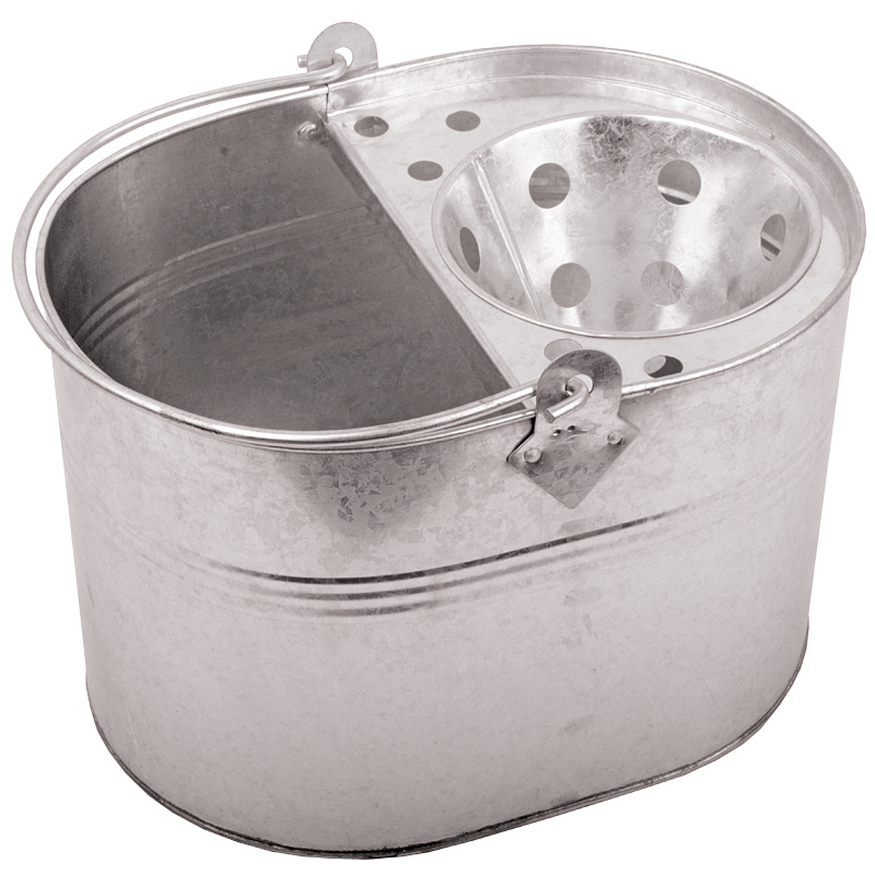 Galvanised Metal Mop Strainer Bucket