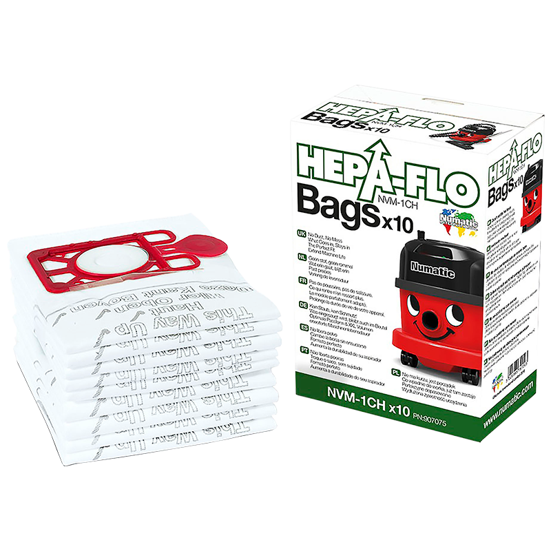 NVM-1CH HepaFlo Dust Bags
