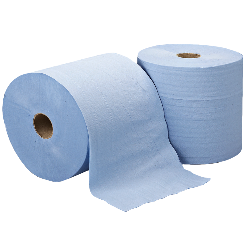 Blue 2 Ply 1000 Sheet Roll