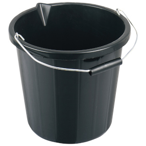 Black Bucket 15L