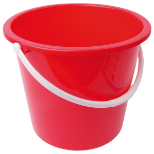 Plastic Bucket 10L Red